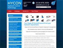 Tablet Screenshot of hycon.co.uk